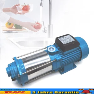 Gartenpumpe 1300 Watt 4000 L/h 9.8bar Jet pumpe Hauswasserwerk Kreiselpumpe DHL - Bild 1 von 10