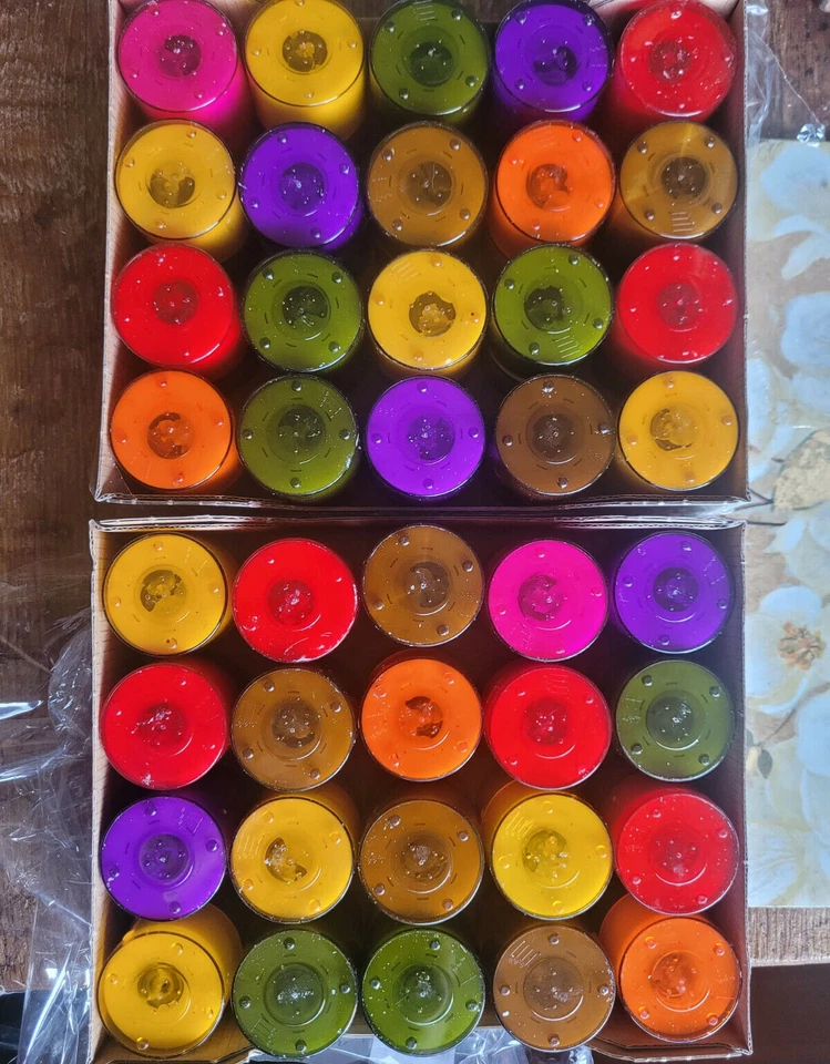 Wenzel Teelichter - 40 Stück, Mehrfarbig (23-229-40-P-UK)