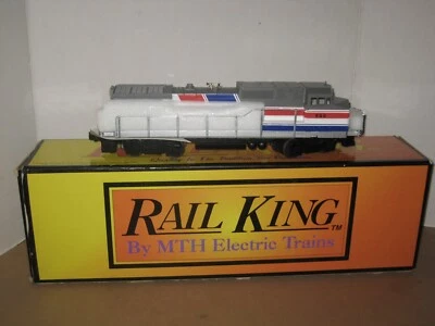 MTH O Gauge Rail King AMTRAK Dash-8 3-Rail Diesel RK-2003 - Image 1 of 4