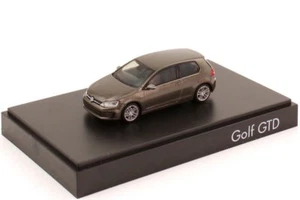 VERY RARE VW GOLF 5G VII 7 GTD LIMESTONE GREY 3 DOOR 1:87 RIETZE (DEALER MODEL) - Picture 1 of 6