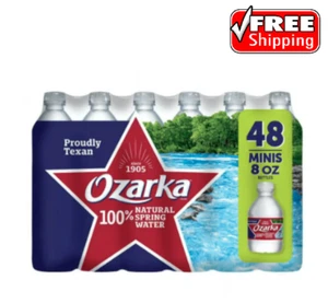 Ozarka natürliches Quellwasser, 8 flüssige Unzen (48er Pack), kostenloser Versand - Bild 1 von 3