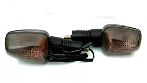 E-Mark Pair Smoked Rear Turn Signals Indicators for Suzuki SV650 SV650S TL1000S - Picture 1 of 2