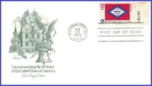 USA5 #1657 U/A ARTMASTER FDC PB Arkansas State Flag - Picture 1 of 1