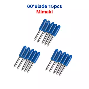 15Pcs 60° HQ Mimaki Blades for Vinyl Cutter Cutting Plotter AU Stock - Picture 1 of 9