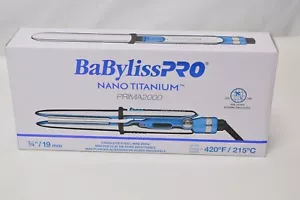 NEW Babyliss Pro Nano Titanium Prima2000 3/4" Stainless Steel Mini Iron Hair - Picture 1 of 4