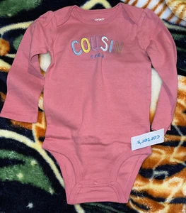 Carter's COUSIN CREW Rose Mauve One Piece NEW With Tags!  24 Month - Picture 1 of 9