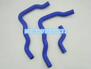 BLUE Silicone Radiator Hose For Honda VFR400 NC24 VRF400 NC 24 3PCS - Foto 1 di 6