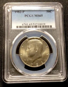 1982 P Kennedy Half Dollar! PCGS MS65! FS 901 No FG! Fresh Grade! ENN Coins - Picture 1 of 2