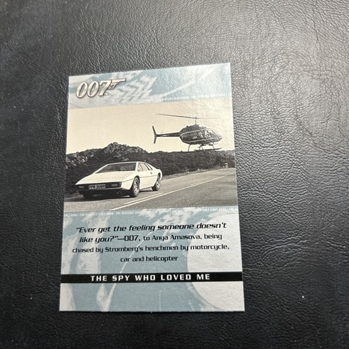 Cno James Bond 007 Quotable 2004 36 The Spy Who Loved Me Goldeneye eBay