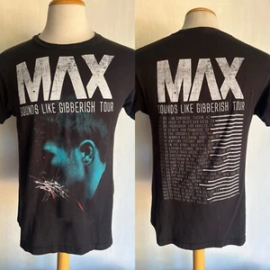 MAX (2015) Official Max Schneider "Sounds Like Gibberish" Tour T-Shirt Sz Medium - Picture 1 of 6