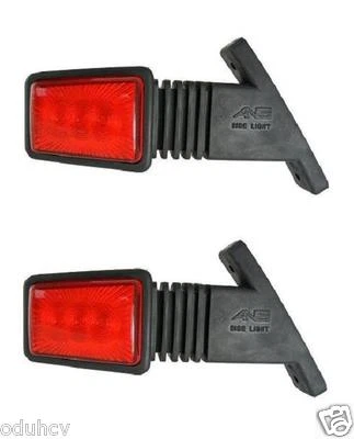 2 Palanca Lateral LED Marcador Luz Rojo Blanco Camión Trailer para Iveco Man DAF - Imagen 1 de 4