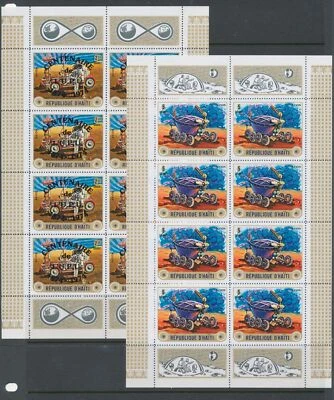 HAITI SPACE Rockets 1974 UPU Sheets MNH x 4 MK1830 - Image 1 of 2