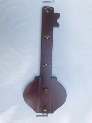 Porta llaves sombrero estante 05 gancho cocina adorno madera hecho a mano arte de pared ecológico entrada Foto 1 de 4