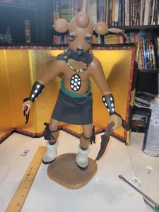 EARLY HOPI PUEBLO KACHINA / KATSINA DOLL MUDHEAD E. BITONIE - Picture 1 of 9