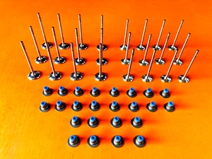 FITS 2015-2020 FORD F150 LINCOLN MKZ 2.7 3.0 TURBO INTAKE EXHAUST VALVES + SEALS - Picture 1 of 4