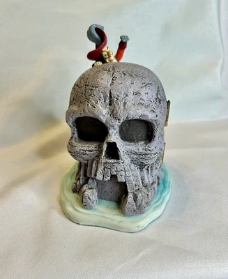 Disney  Skull Island Pirate CAPTAIN HOOK Figurine PETER PAN Croc & Hinged Story  - Image 1 of 4