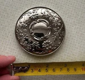 VINTAGE, possibly 1950s Gorham Sterling Silver Compact Mirror - Picture 1 of 5