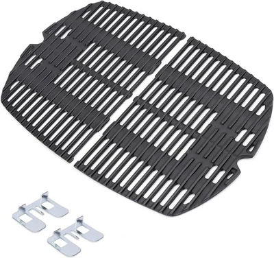 GFTIME 27,3 x 38,8cm Grillrost Gusseisen 7645 für Weber Q200, Q220, Q260, Q2000 - Bild 1 von 4