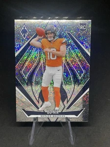 Panini Phoenix International Bo Nix Glitter SSP RC Rookie #159 Broncos 2024 - Imagen 1 de 2