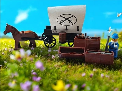 Vintage 4 Pcs Kisten braun / Munition & Waffen Kisten- Fort Legoredo 6769 Neu - Bild 1 von 4