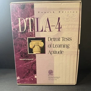 DTLA-4 Detroit Tests of Learning Aptitude Fourth Edition Kit Pro ED Spiral Bound - Picture 1 of 8
