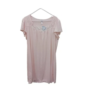 Nuevo Camisón Miss Elaine Estilo 204481KX Melocotón Claro Talla 2X Hasta la Rodilla - Imagen 1 de 5