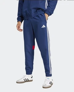  Adidas Tiro 25 Essentials Woven Herren Anzug Hose Pants Blau Weiß  - Bild 1 von 10
