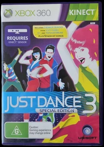 Just Dance 3 Special Edition Xbox 360 PAL Microsoft Game Complete With Manual  - Picture 1 of 7