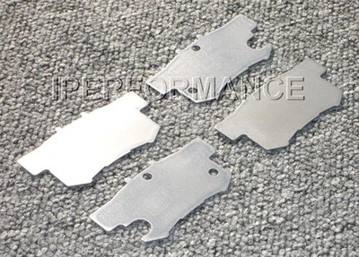 Titanium Brake Pad Shim Heat Shield Set for Suzuki Kizashi 2010-2013; REAR - Image 1 of 3