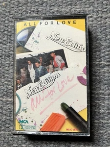 New Edition - All For Love (Cassette, 1985, MCA Records) - Picture 1 of 7