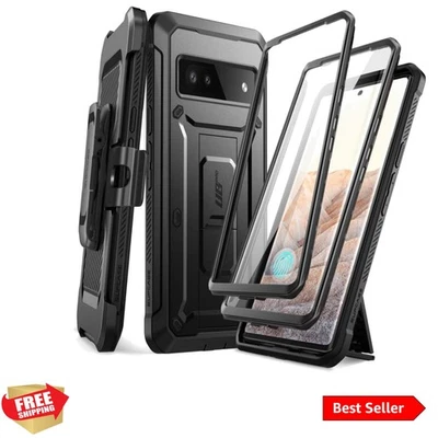 Funda para Google Pixel 6A con Soporte y Clip para Cinturón Unicorn Beetle Pro, [Incorporada... Foto 1 de 4