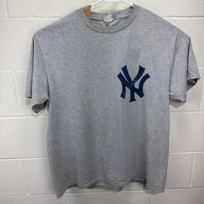 Vintage Lee Sport MLB Alex Rodriguez New York Yankees Jersey T Shirt XL Gray Y2K - Image 1 of 4
