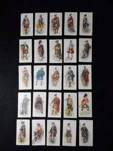 Carte Sigarette Giocatori Highland Clans 1907 Set Completo 25 - Foto 1 di 2