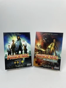 Pandemic and Pandemic On The Brink Board Game Expansion COMPLETE - Picture 1 of 13