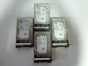 Lot Of 4 Dell Constellation ES ST31000424SS 0U738K 1TB SAS 6 Gbps RPM 7.2K HDD - Afbeelding 1 van 5