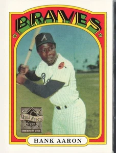 Tarjeta de béisbol 1999 Topps conmemorativa reimpresión Hank Aaron #299 - Imagen 1 de 2