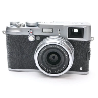 Fujifilm Fuji X100S Silver Digital Camera Shutter Count 9600 - Image 1 of 4