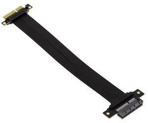Riser Flex Button Extension PCI Express Gen 4.0 Pcie x4 Male To Female, Flow 8GB - Picture 1 of 4
