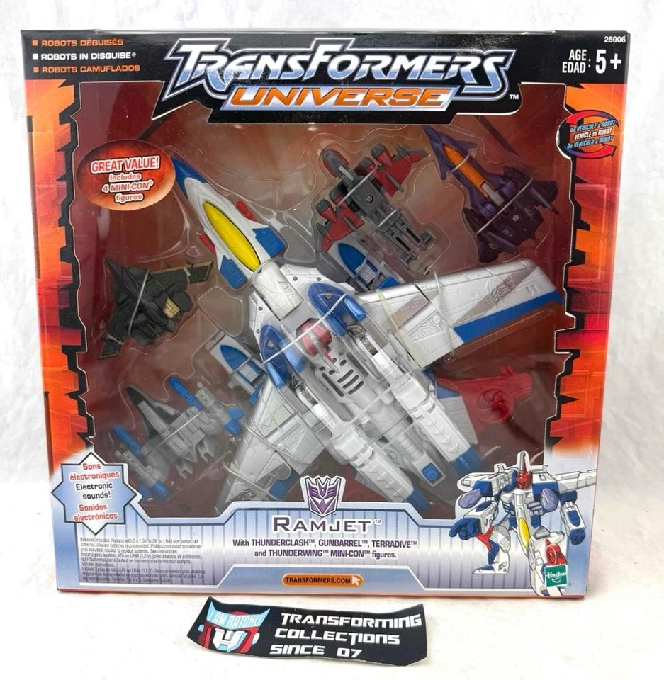 Transformers 2003 Universe Ramjet w/ Gunbarrel Terradive and Thunderwing MISB - Image 1 of 2