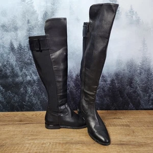 Calvin Klein Priya Over-the-Knee Black Dress Boots | Women's 6.5 - Picture 1 of 14