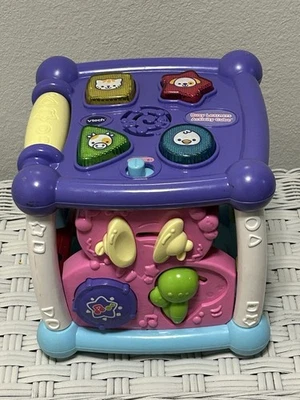 VTech Busy Learners Activity Cube Interactive Educational Toy *See Video/Photos - Image 1 of 4
