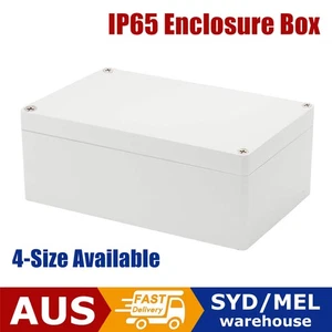 Waterproof ABS Electronic Project Enclosure Plastic Case Screw Junction Box - Picture 1 of 13