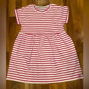 Vineyard vines girls casual dress NWOT size medium pink and white stripe - Picture 1 of 3