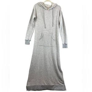 Soft Surroundings Lazy Day lounge dress hooded M Tall Maxi cozy warm casual - Picture 1 of 11