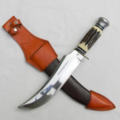 Carl Schlieper, Solingen Germany 1950th ORIGINAL BUFFALO SKINNER, sheath; UNUSED - Image 1 of 4