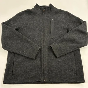Timberland Herren Grau Wollmischung Langarm Full Zip Jacke Größe XXL - Bild 1 von 8