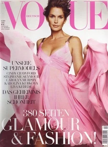 CINDY CRAWFORD Helena Christensen STEPHANIE SEYMOUR Vogue Magazine Germany 2007 - Picture 1 of 1