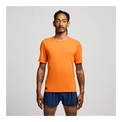 Cronómetro Saucony Hombre Manga Corta Pimienta Brezo M Ropa Foto 1 de 4