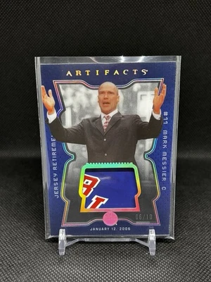 2025-26 Artifacts Mark Messier Jersey Retirement Night ticket /10 Rangers #JR-ME - Image 1 of 2