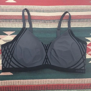Honeylove Silhouette BH Größe 1X schwarz kabellos abnehmbare Cups bequem - Bild 1 von 5